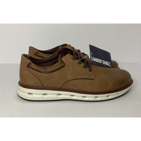 Lands End Men's Sport Oxford Loafer Lace Up Size 11 Brown NEW - Picture 3 of 7